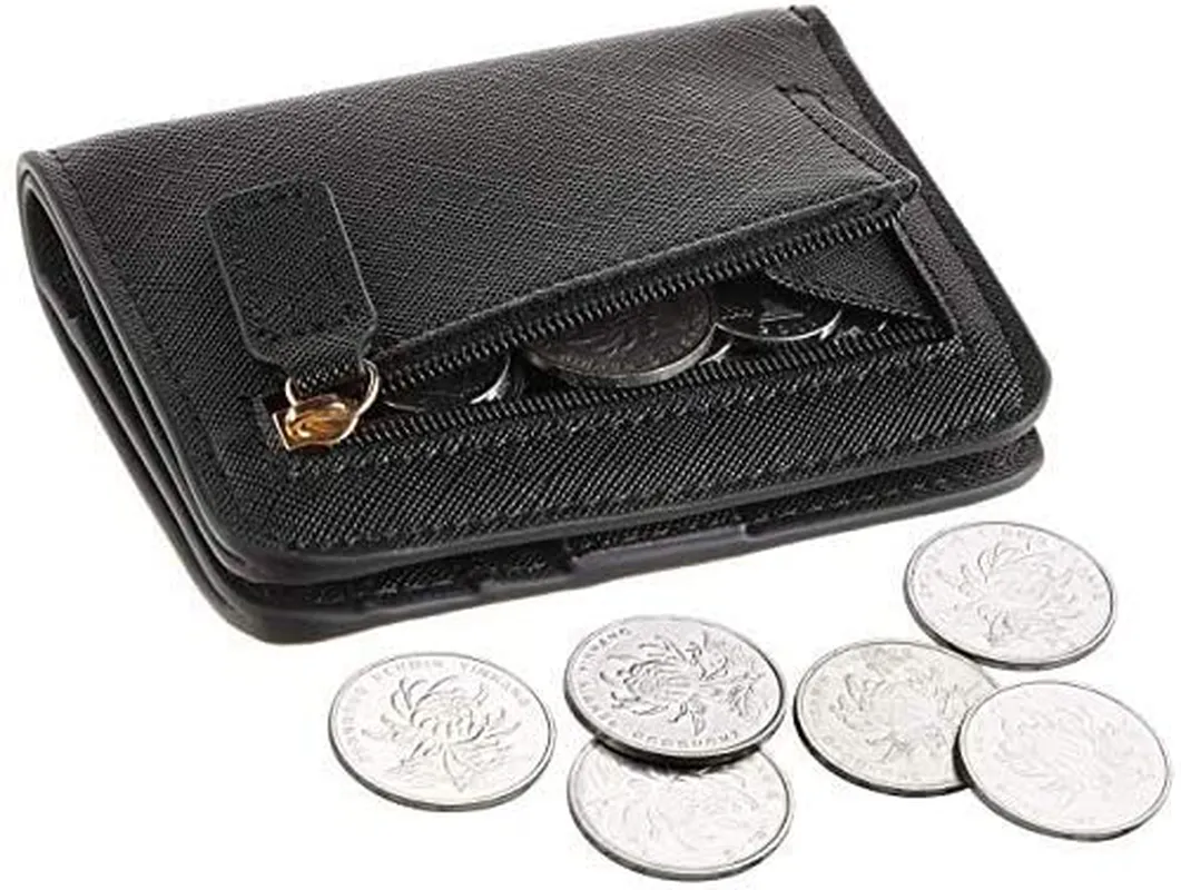 Gostwo Womens Rfid Blocking Small Compact Bifold Luxury Genuine Leather Pocket Wallet Ladies Mini Purse with ID Window