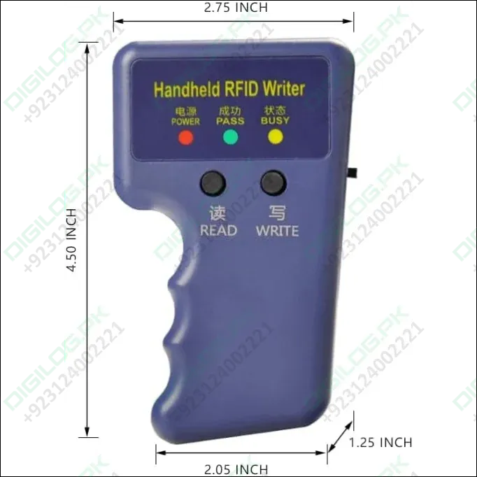 Handheld RFID Reader Writer, Upgrade Smart ID Card Duplicator Cloner