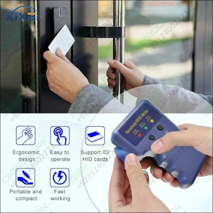 Handheld RFID Reader Writer, Upgrade Smart ID Card Duplicator Cloner