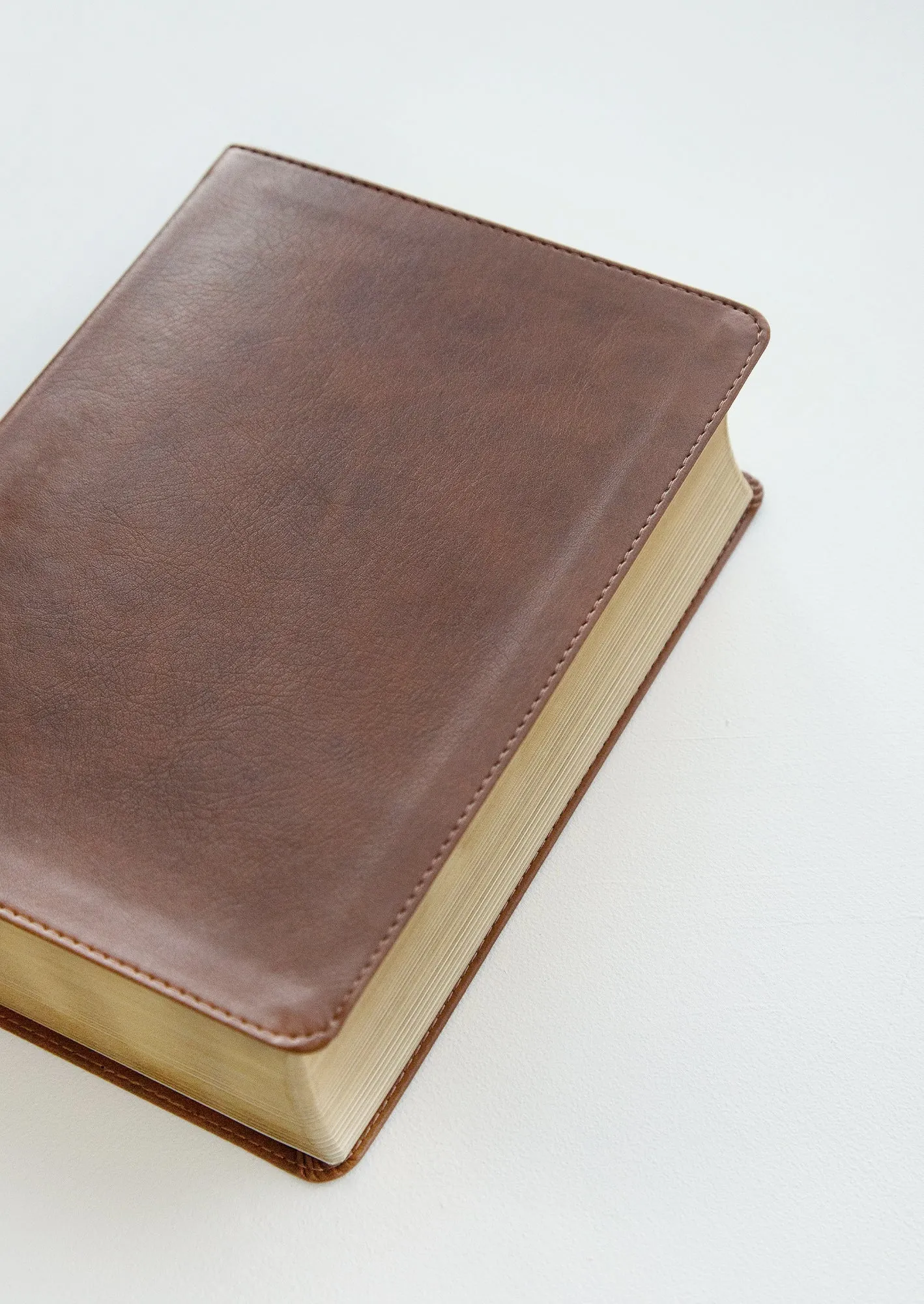 He Reads Truth Bible, Saddle LeatherTouch