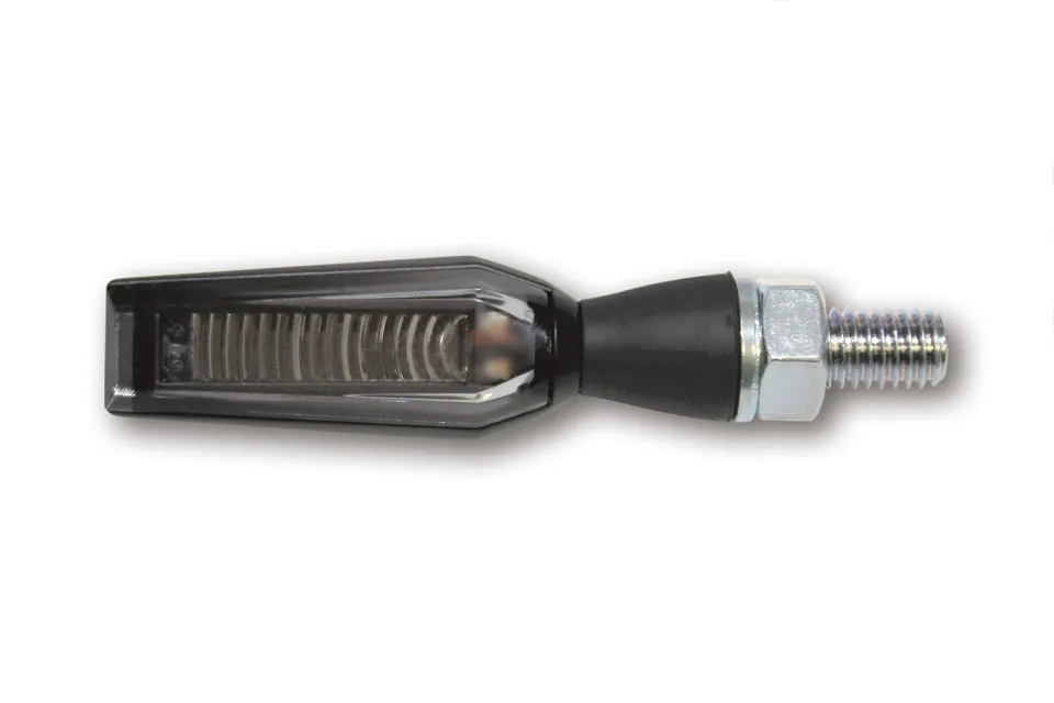 HIGHSIDER 204-024 LED Indicator "FALCON" Light Guide Technology (Pair) - Black