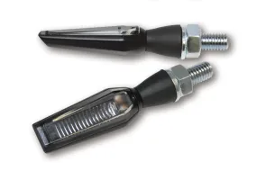 HIGHSIDER 204-024 LED Indicator "FALCON" Light Guide Technology (Pair) - Black