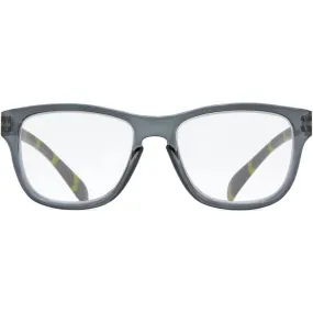 ICU READING GLASSES GRAY/GREEN DOTS