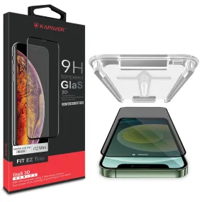 iPhone 12 Mini Tempered Glass Screen Protector Guard | Easy FIT - 2 Pack