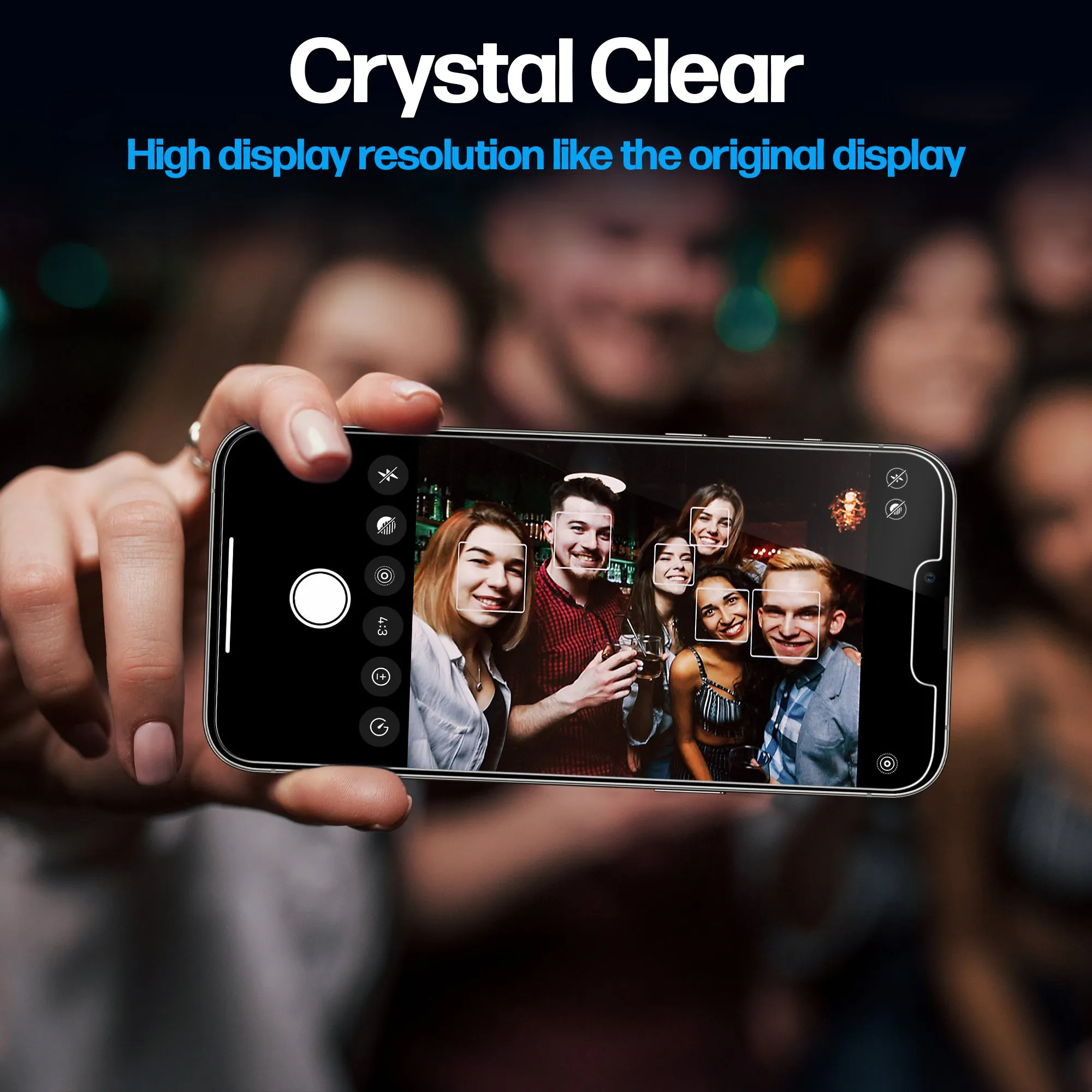 iPhone 14 Plus/iPhone 13 Pro Max Privacy Screen Protector Tempered Glass [2-Pack]