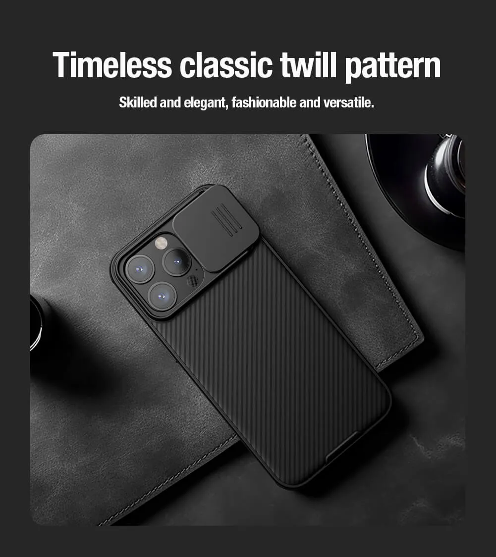 iPhone 15 Pro Case Cover | Camshield Pro Series | Black