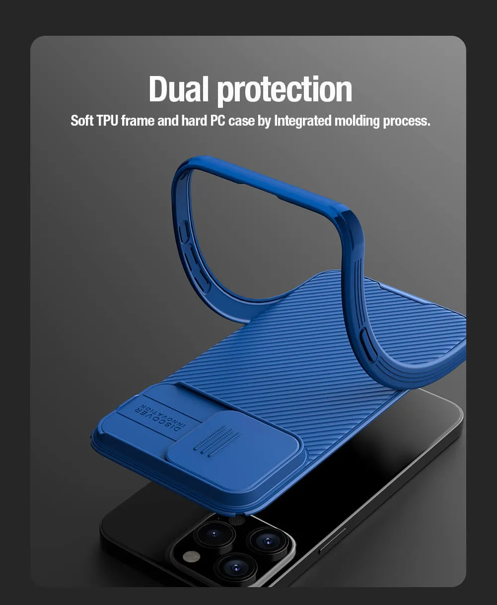 iPhone 15 Pro Case Cover | Camshield Pro Series | Black