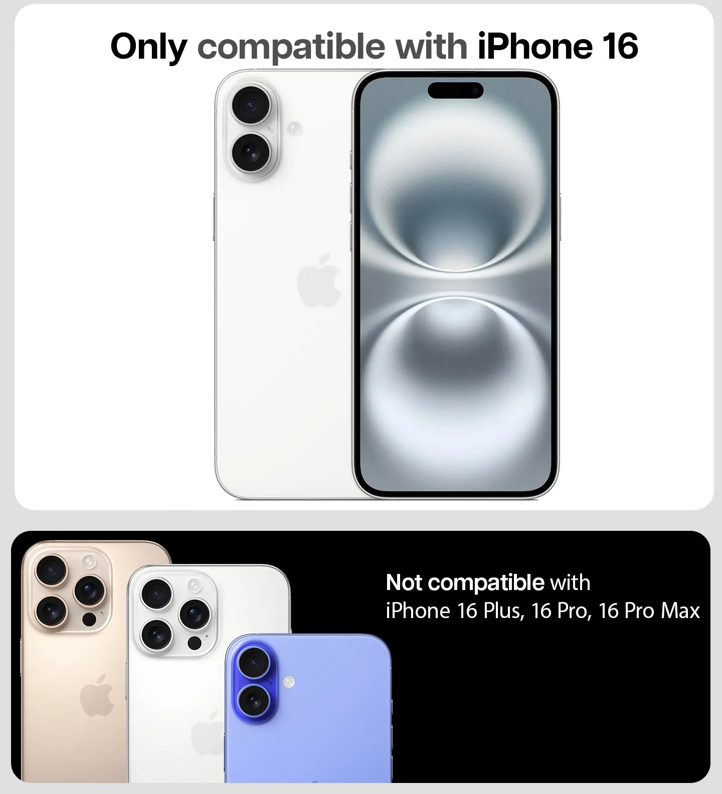 iPhone 16 Easy DO Tempered Glass Screen Protector Guard | GT Series (Privacy) - 1 Pack
