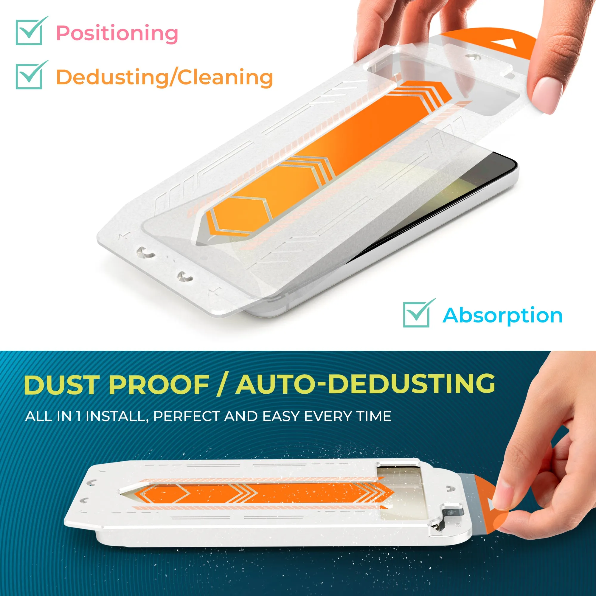 iPhone 16 Privacy Screen Protector Shatterproof Tempered Glass