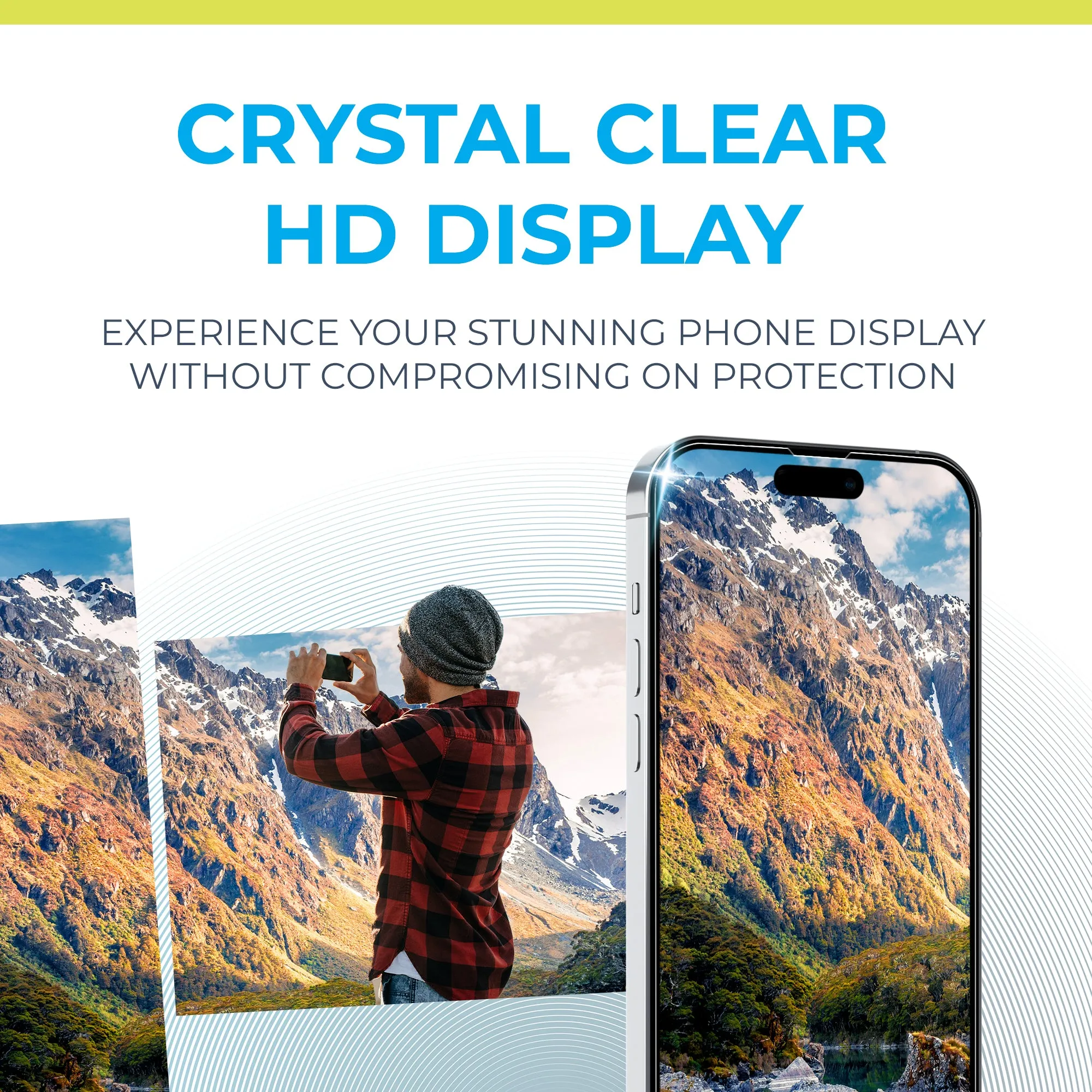 iPhone 16 Privacy Screen Protector Shatterproof Tempered Glass