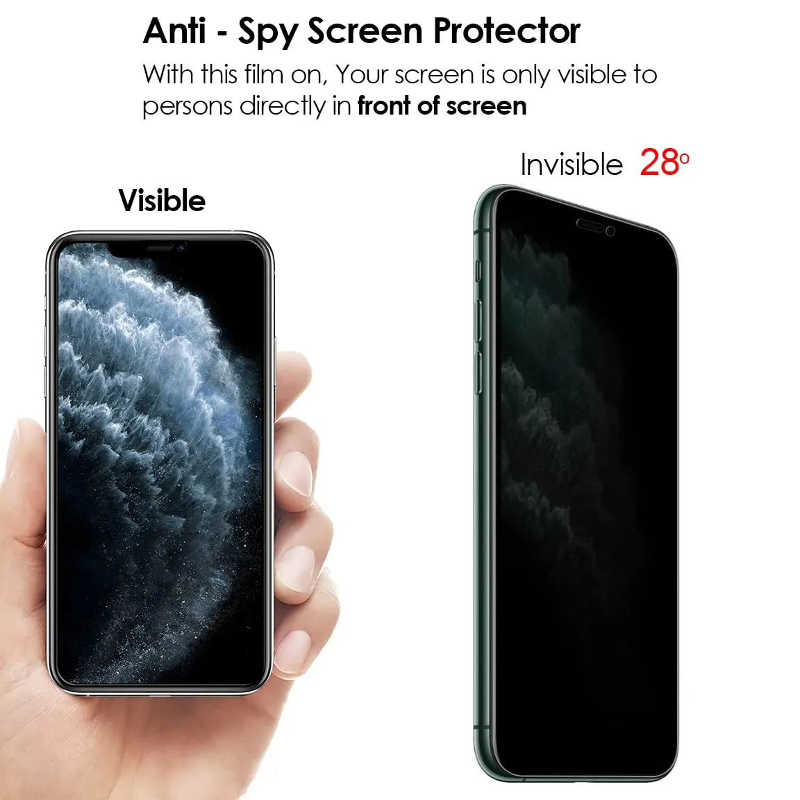 iPhone X/XS / 11 Pro Tempered Glass Screen Protector Guard | EZ FIT - 1 Pack