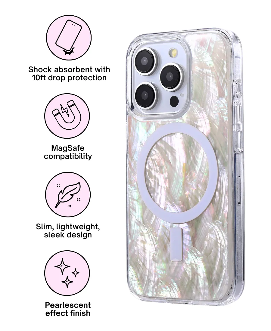 Ivory Pearl Shell MagSafe Phone Case