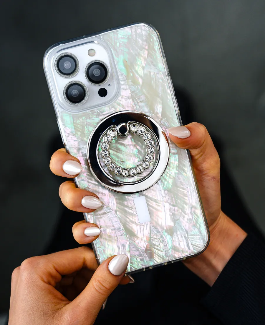 Ivory Pearl Shell MagSafe Phone Case