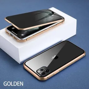 KISSCASE Magnetic Privacy Glass Case for iPhone - Various Model