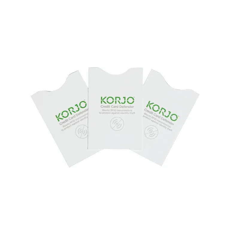 KORJO Credit Card Defender Pk of 3