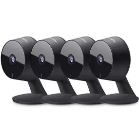 LaView Security Cameras 4pc,Home Security Camera Indoor 1080P,WiFi Cameras for Pet, Motion Detection, Two-Way Audio, Night Vision, Works with Alexa & Google Assistant, iOS & Android & Web Access