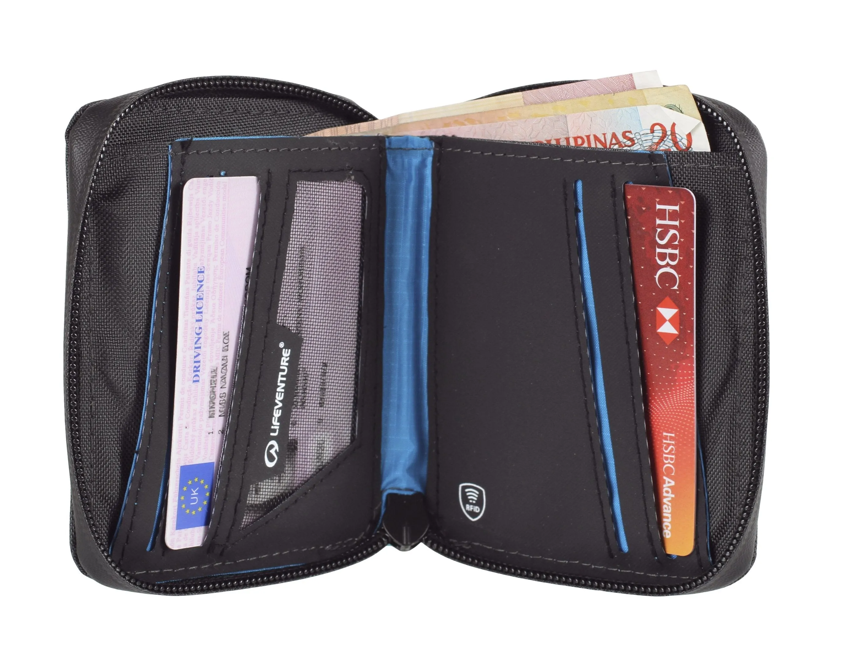 Lifeventure RFID Bi-Fold Wallet