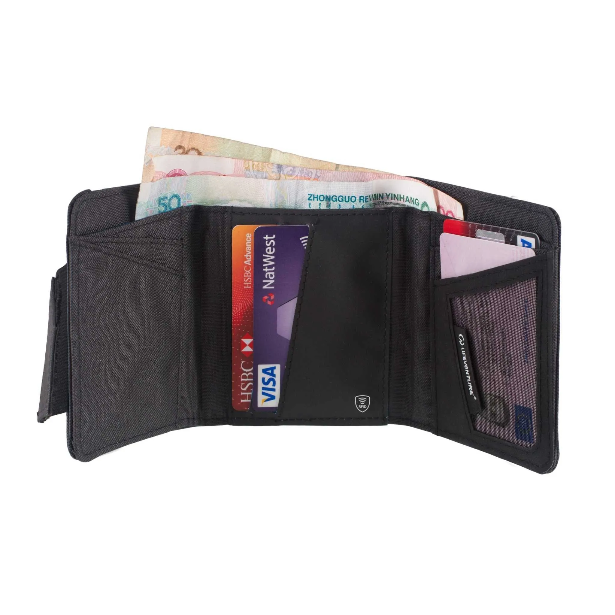 Lifeventure RFID Wallet - Tri-Fold