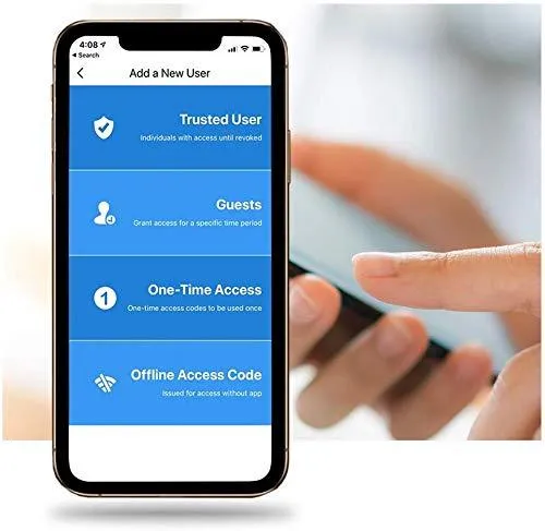 Lockly Secure Pro | Bluetooth Fingerprint WiFi Keyless Entry Smart Door Lock (PGD 728W) Patented Keypad | 3D Fingerprint Reader | iOS and Android Compatible (Dead Bolt, Matte Black)