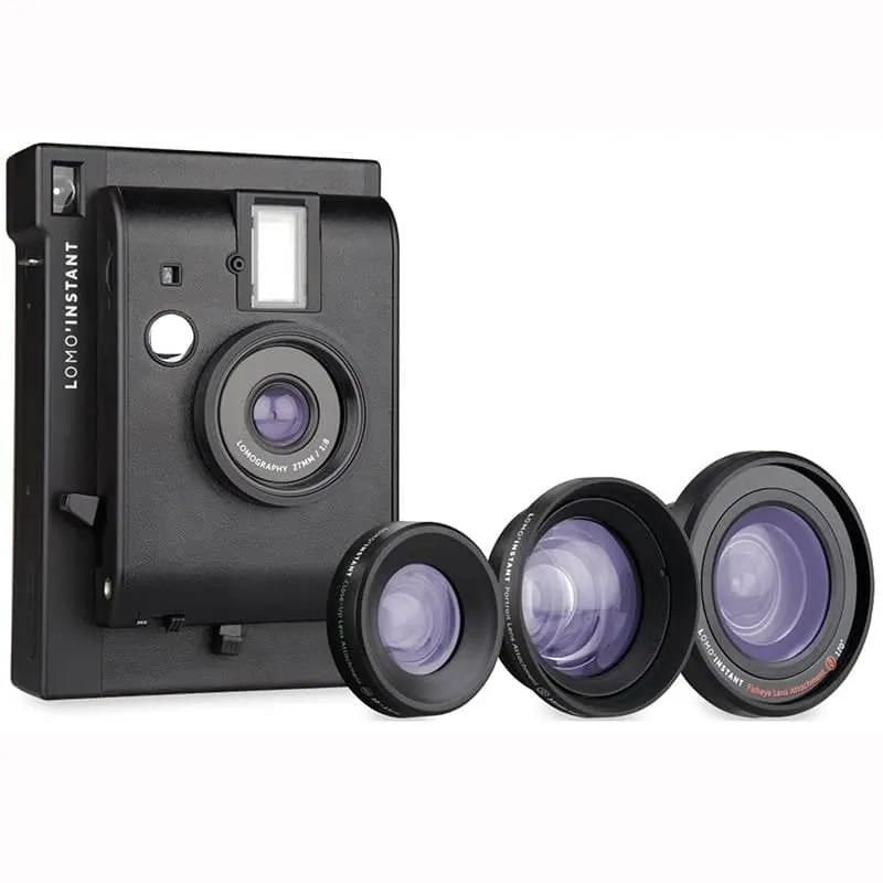Lomography Lomo'Instant and 3 Lenses Kit - Black
