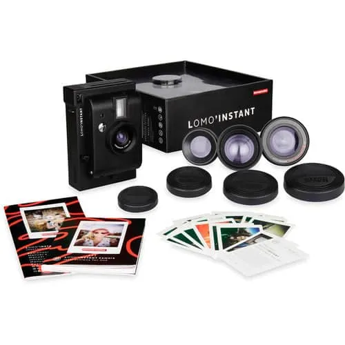 Lomography Lomo'Instant and 3 Lenses Kit - Black