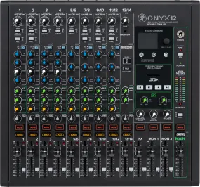 Mackie ONYX 12 12-Channel Premium Analog Mixer With Multitrack USB