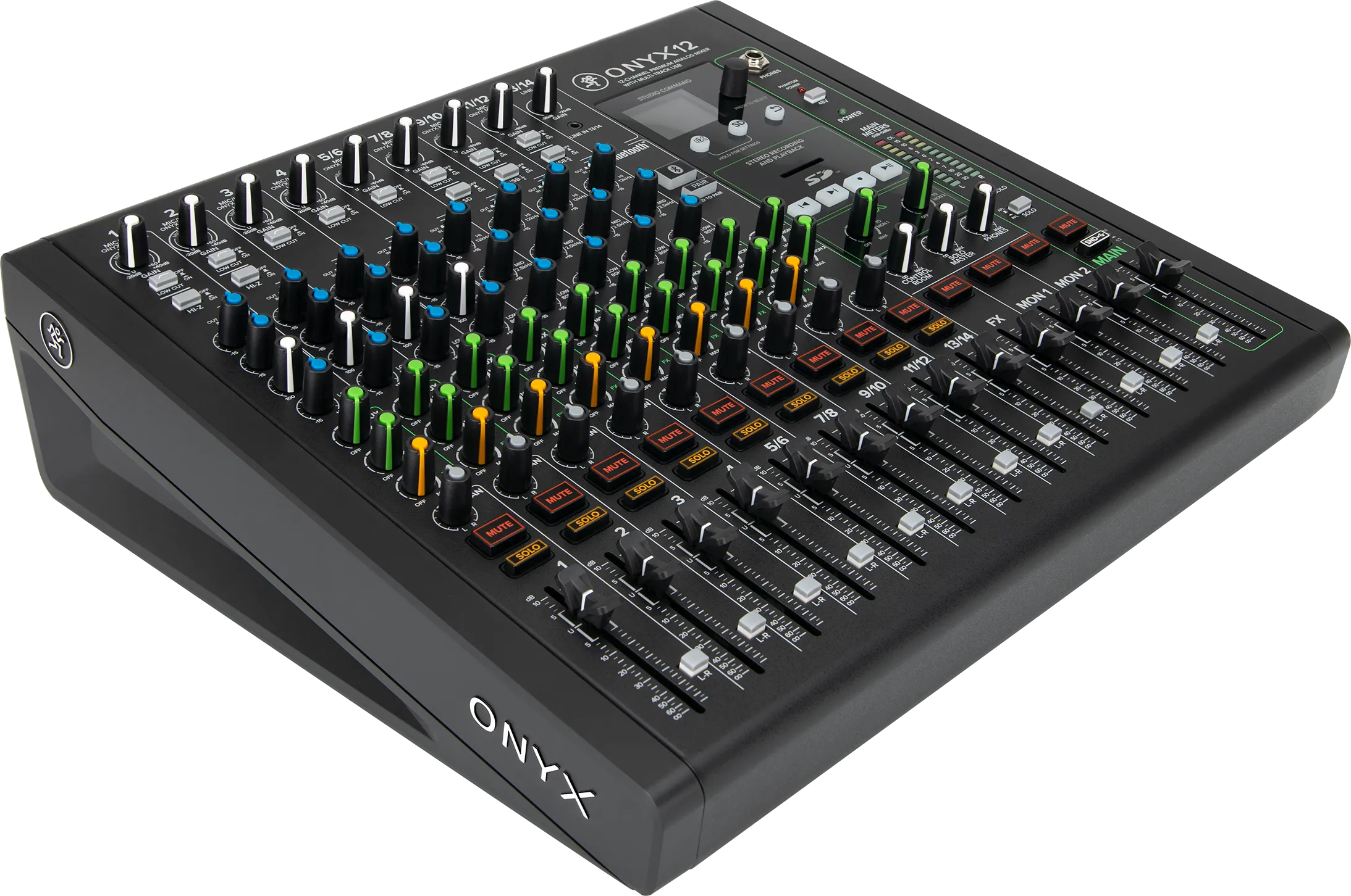 Mackie ONYX 12 12-Channel Premium Analog Mixer With Multitrack USB