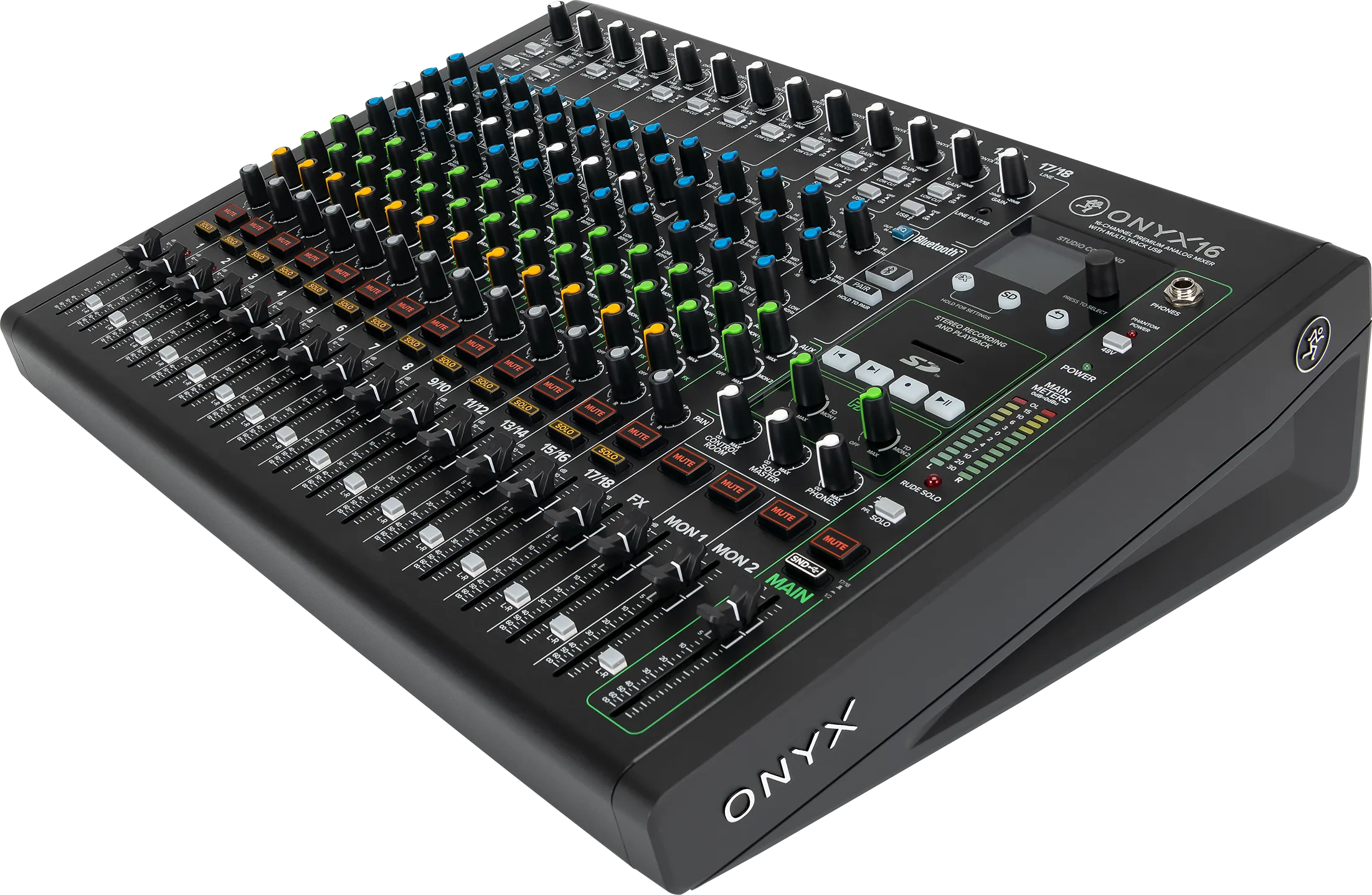 Mackie ONYX16 16-Channel Premium Analog Mixer With Multitrack USB