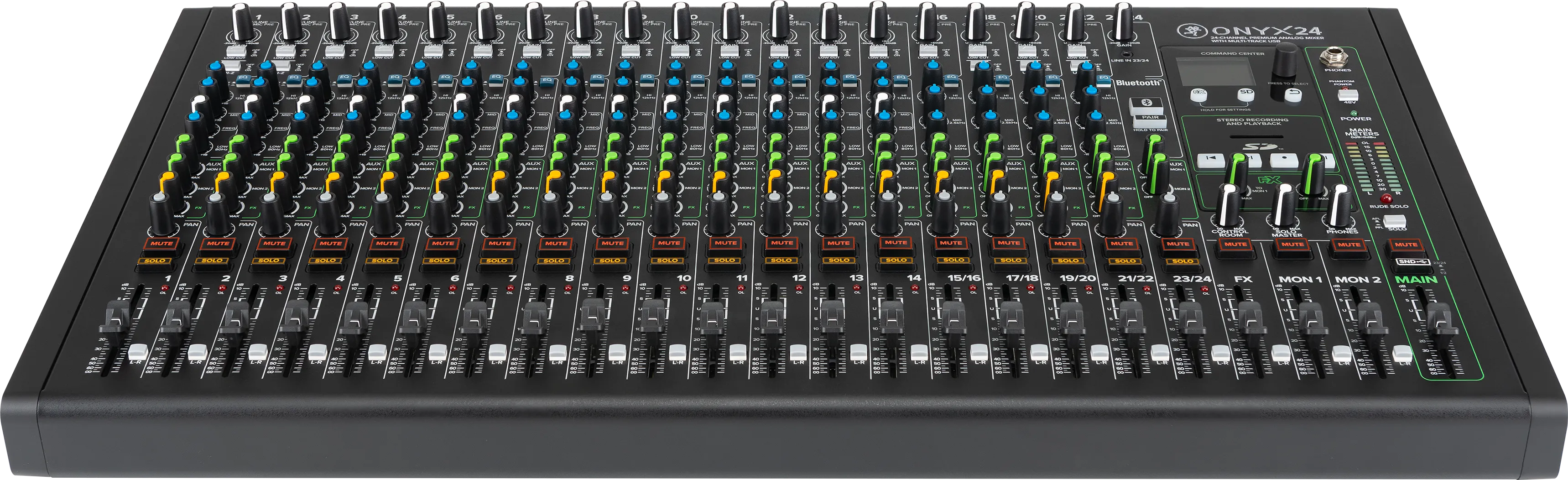 Mackie ONYX24 24-Channel Premium Analog Mixer With Multitrack USB