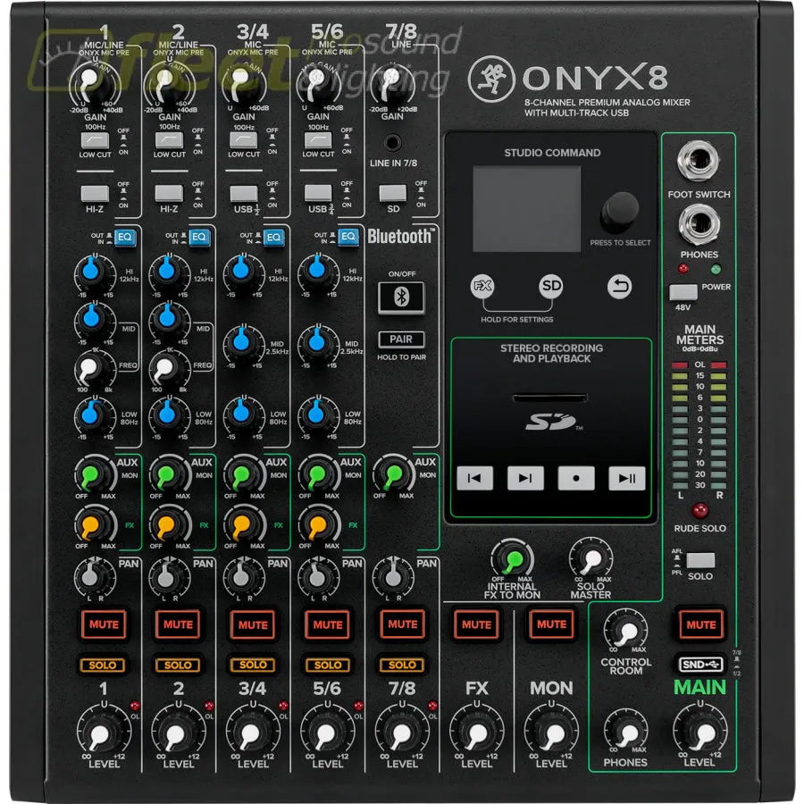 Mackie ONYX8 8-Channel Analog Mixer with USB