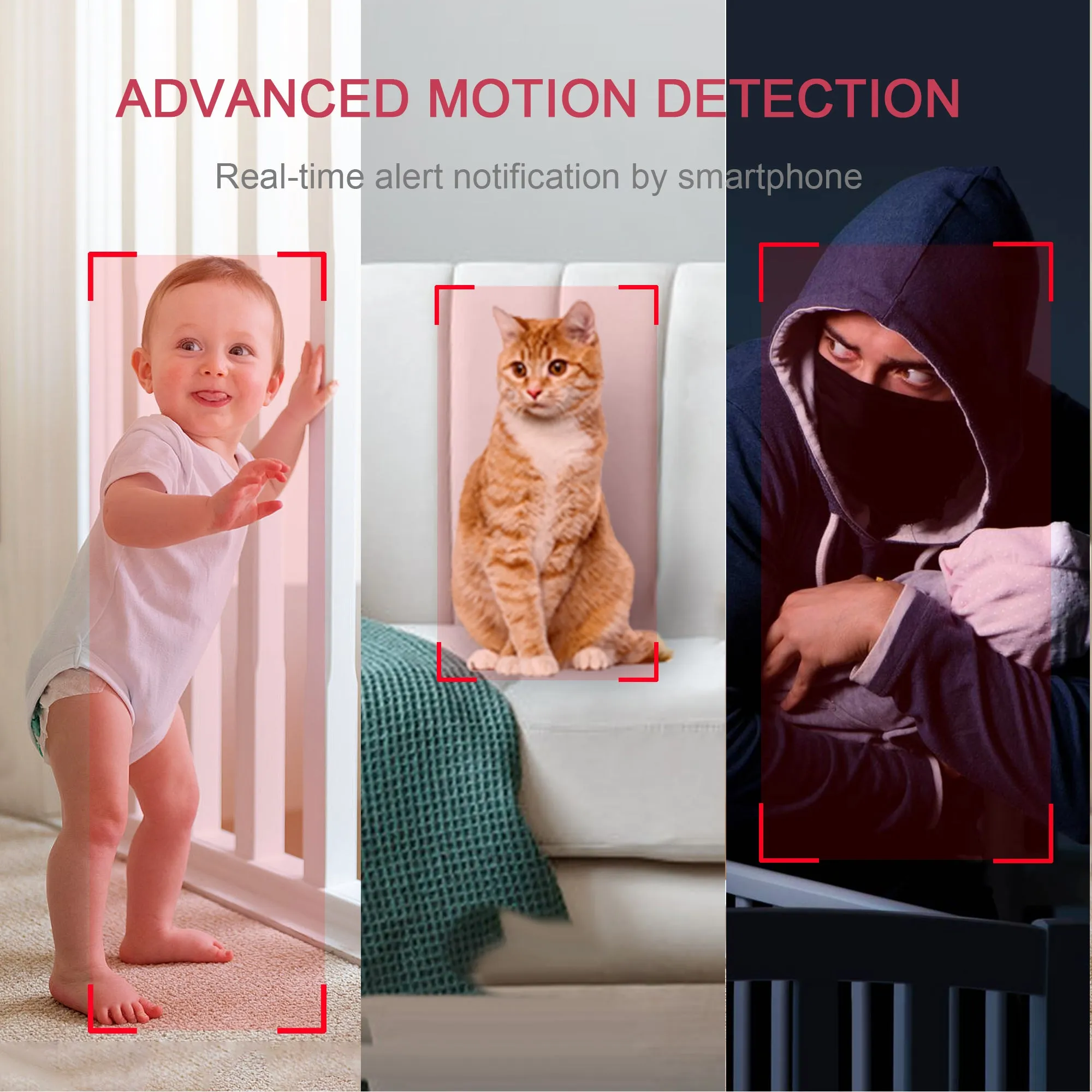 [Manufacture Refurbished] F1 Indoor Wi-Fi Security Camera - 4 Pack