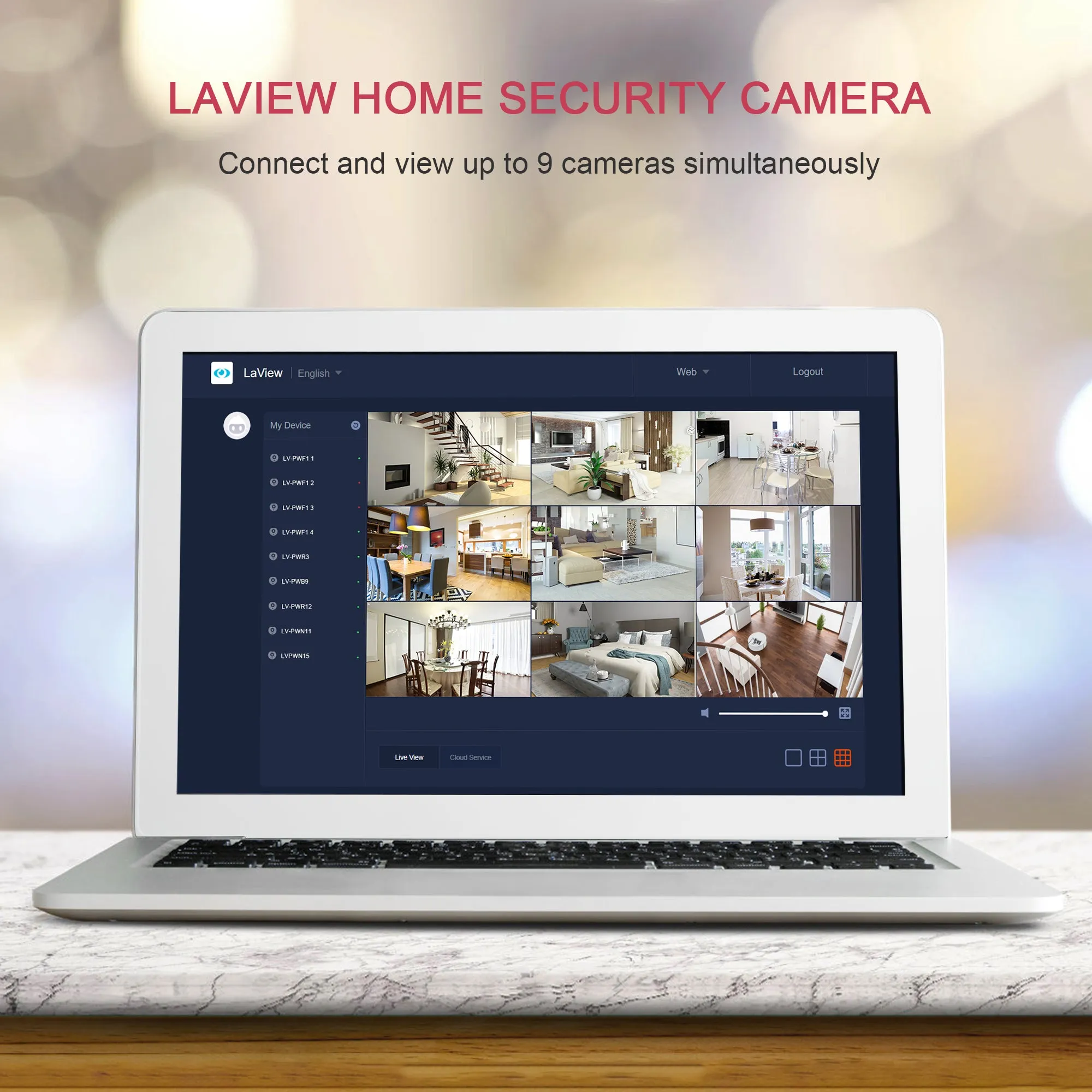 [Manufacture Refurbished] F1 Indoor Wi-Fi Security Camera - 4 Pack