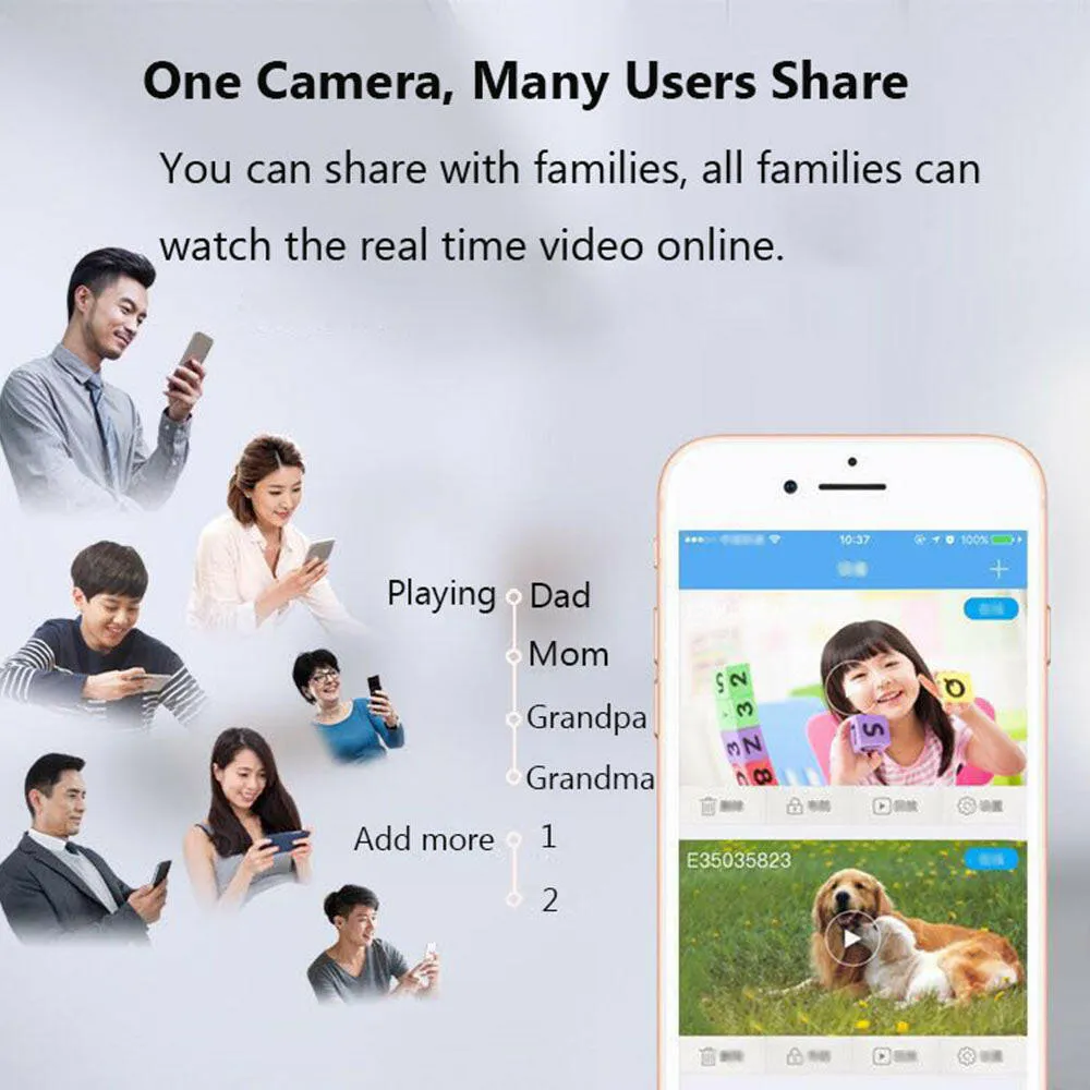 Mini Spy Camera WiFi  1080P 150° Wide-Angle Lens Night Vision Motion Detection Portable Nanny Hidden Cameras with 360° Magnetic Bracket