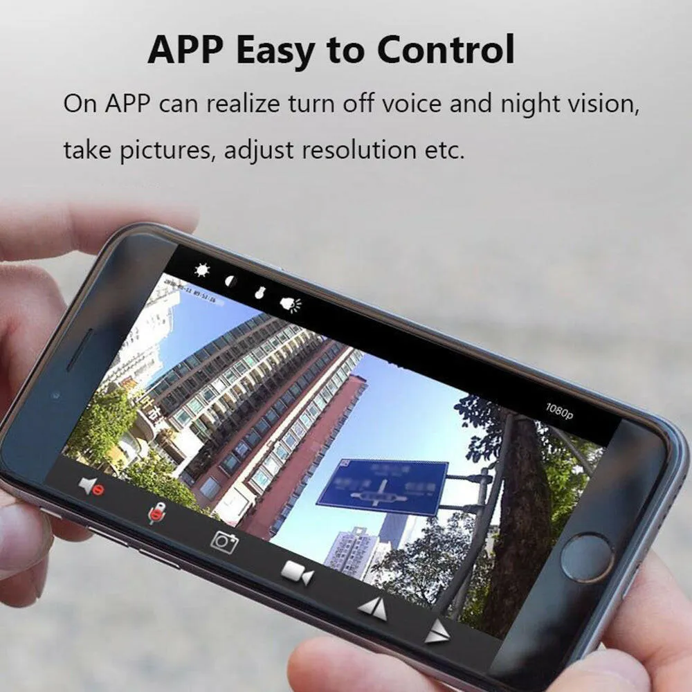 Mini Spy Camera WiFi  1080P 150° Wide-Angle Lens Night Vision Motion Detection Portable Nanny Hidden Cameras with 360° Magnetic Bracket