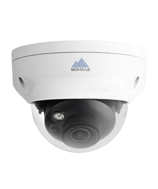 Montavue-16 Channel Home Security Camera System with 16 Indoor/Outdoor 4K IP Vandal Proof Dome Cameras - Low Light Color Optics 4K @ 30fps