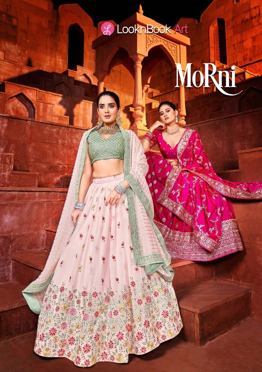 MORNI LOOKNBOOK ART EMBROIDERY LEHENGA