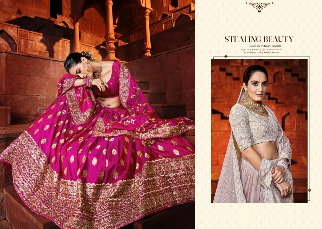 MORNI LOOKNBOOK ART EMBROIDERY LEHENGA