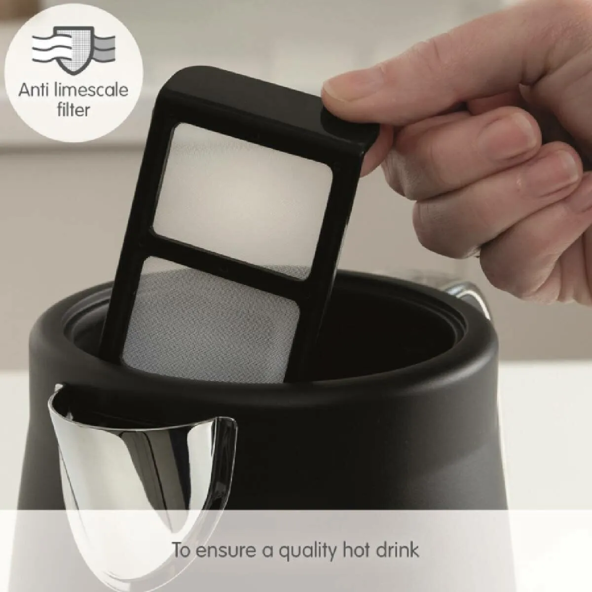 Morphy Richards Illumination Black Stainless Steel Jug Kettle 108020