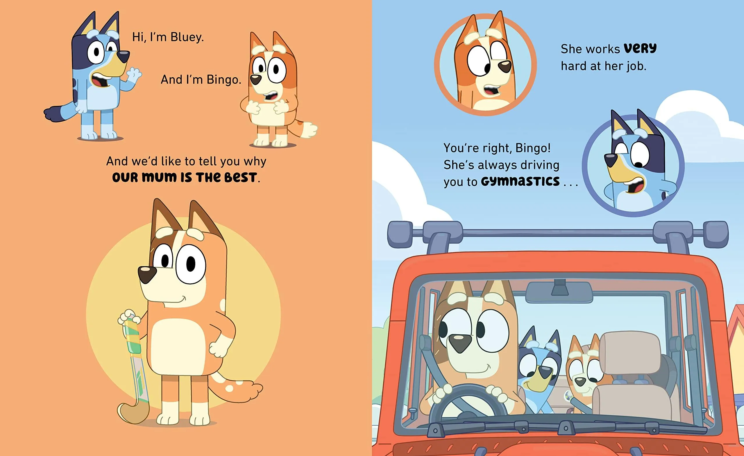 My Mum Is the Best by Bluey and Bingo.