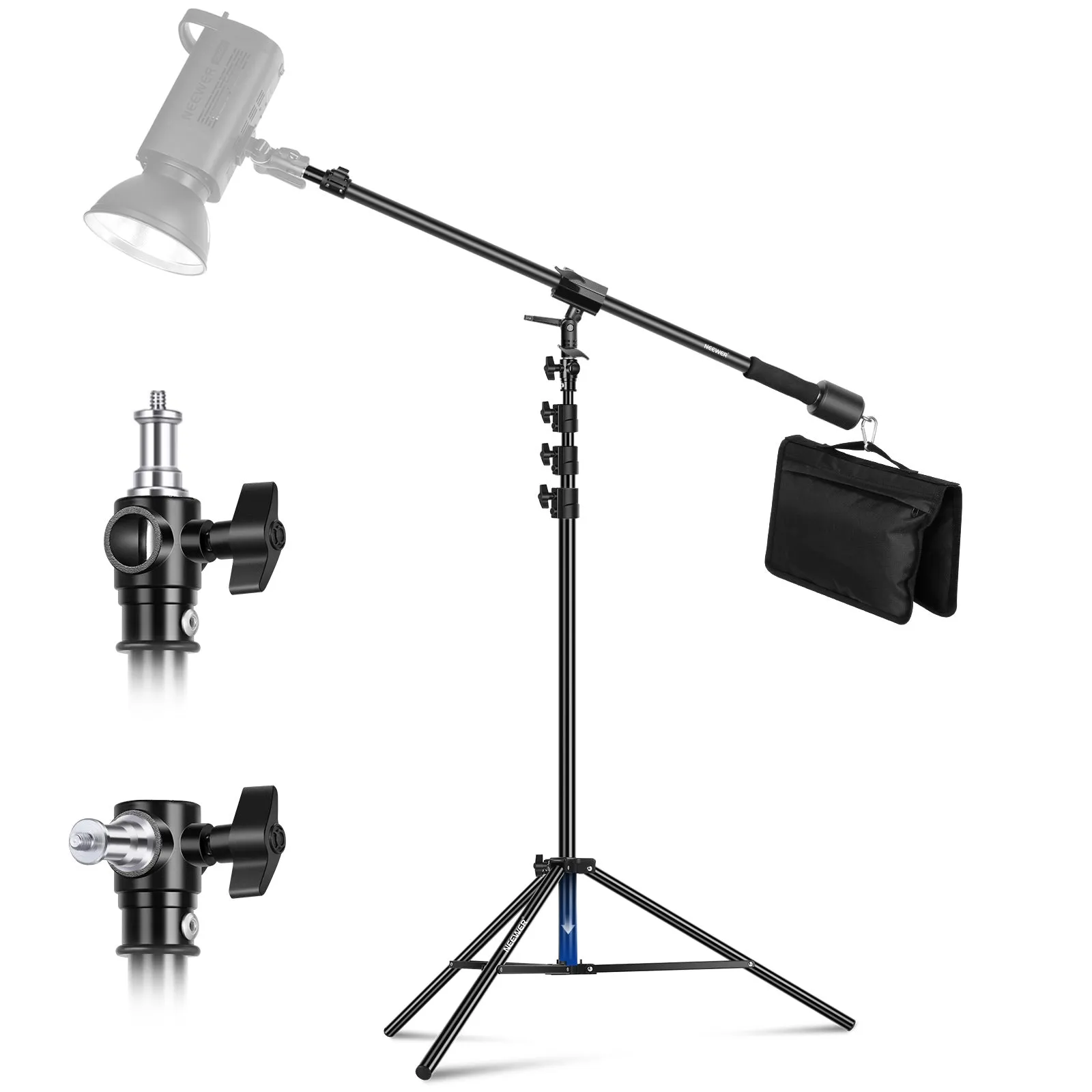 NEEWER 300cm Air Cushioned Light Stand With Sandbag