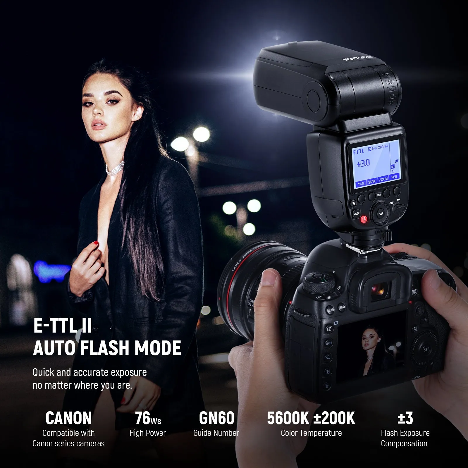 NEEWER NW700-C TTL Flash Speedlite For Canon