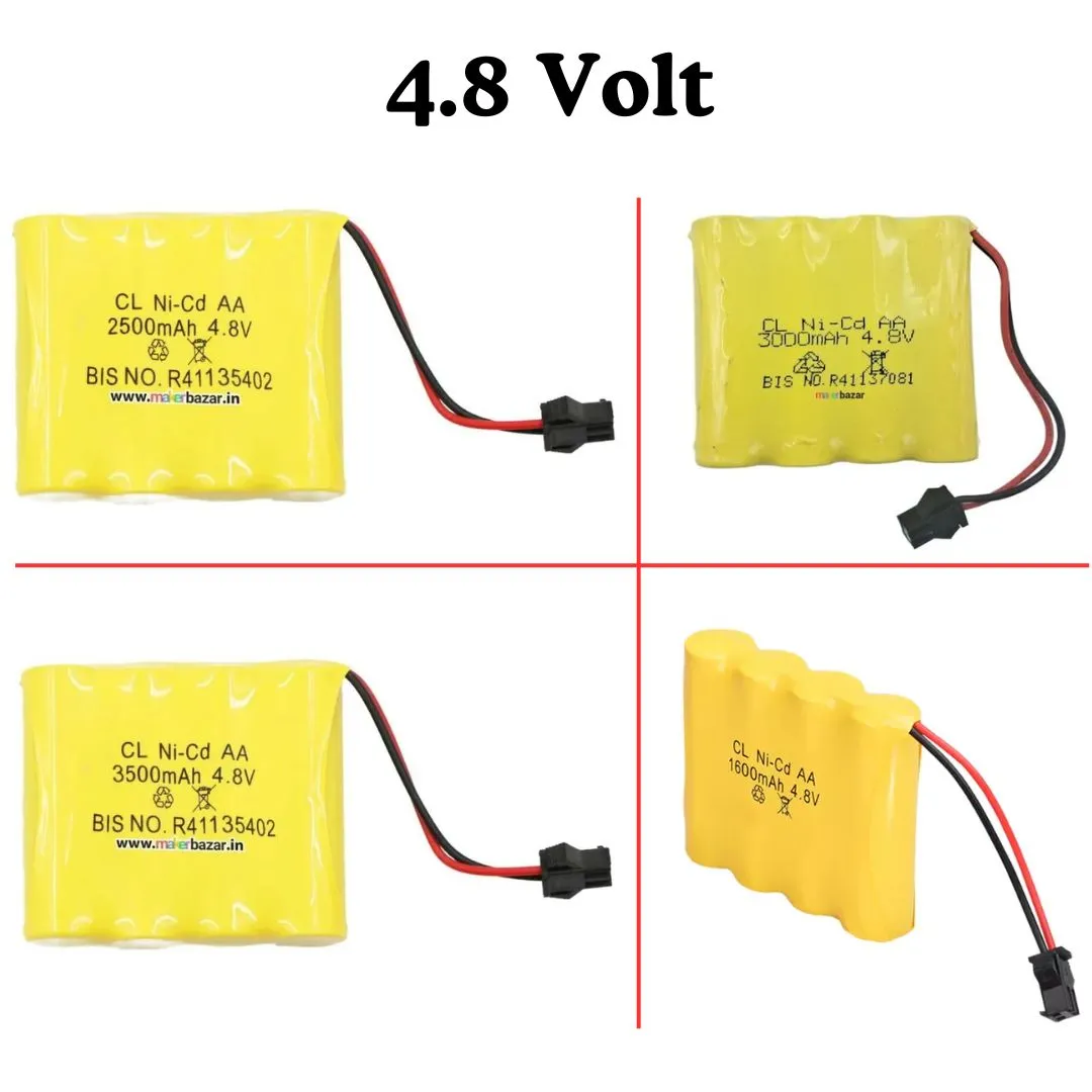 Ni-Cd Rechargeable AA Cells Battery Pack