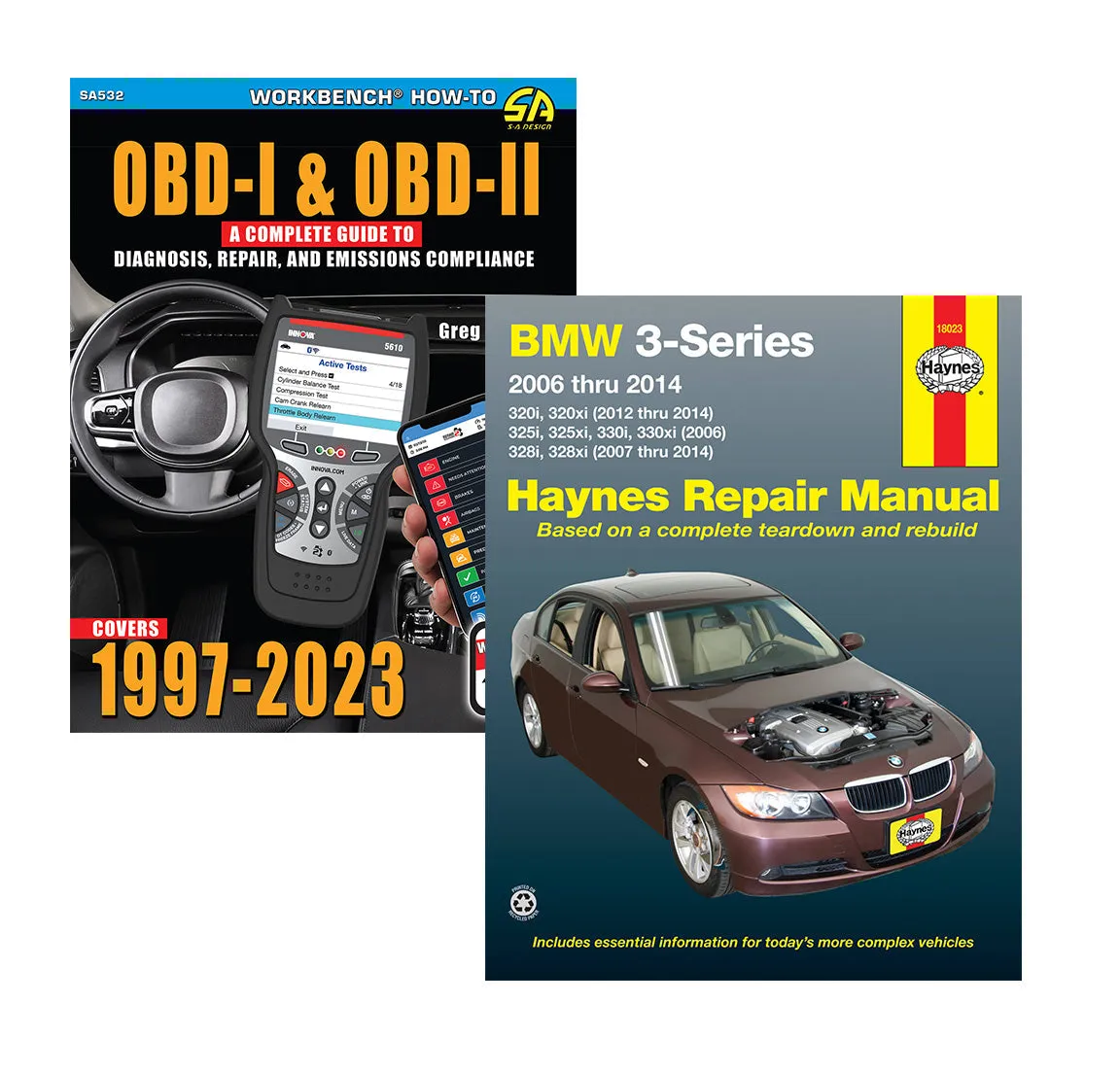 OBD-I & OBD-II Guide to Emissions Compliance & BMW 3-Series 2006 thru 2014 Haynes Repair Manual (2 Book Set)