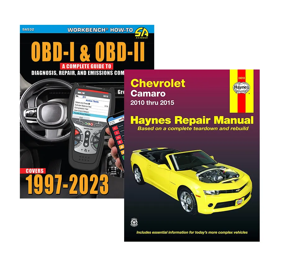 OBD-I & OBD-II Guide to Emissions Compliance & Chevrolet Camaro 2010-2015 (2 Book Set)
