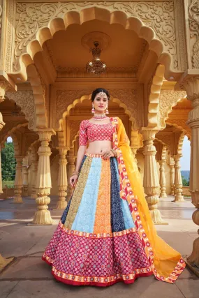 PARTHEE DESIGNER VAISHALI SILK PRINTED LEHENGA CHOLI