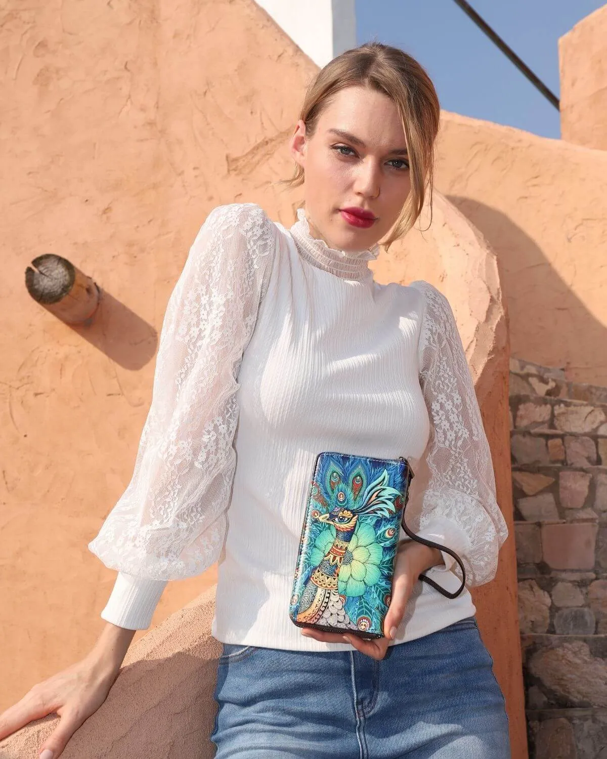 Peacock Long wallet