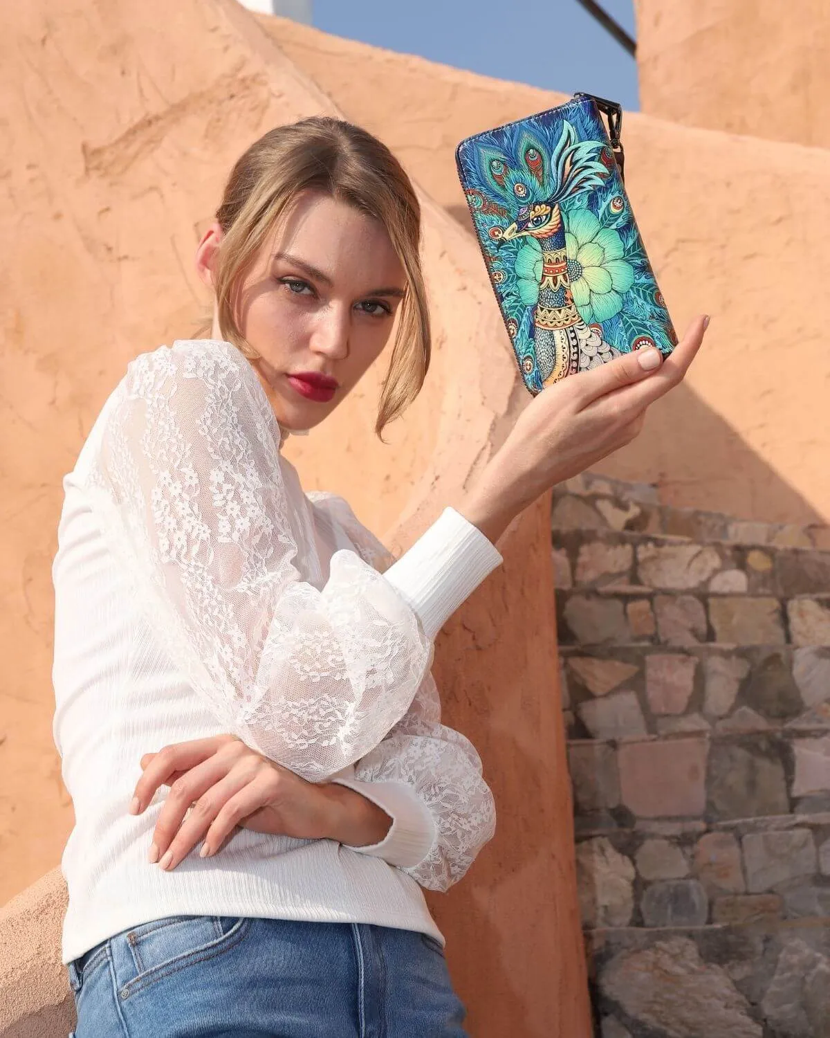 Peacock Long wallet