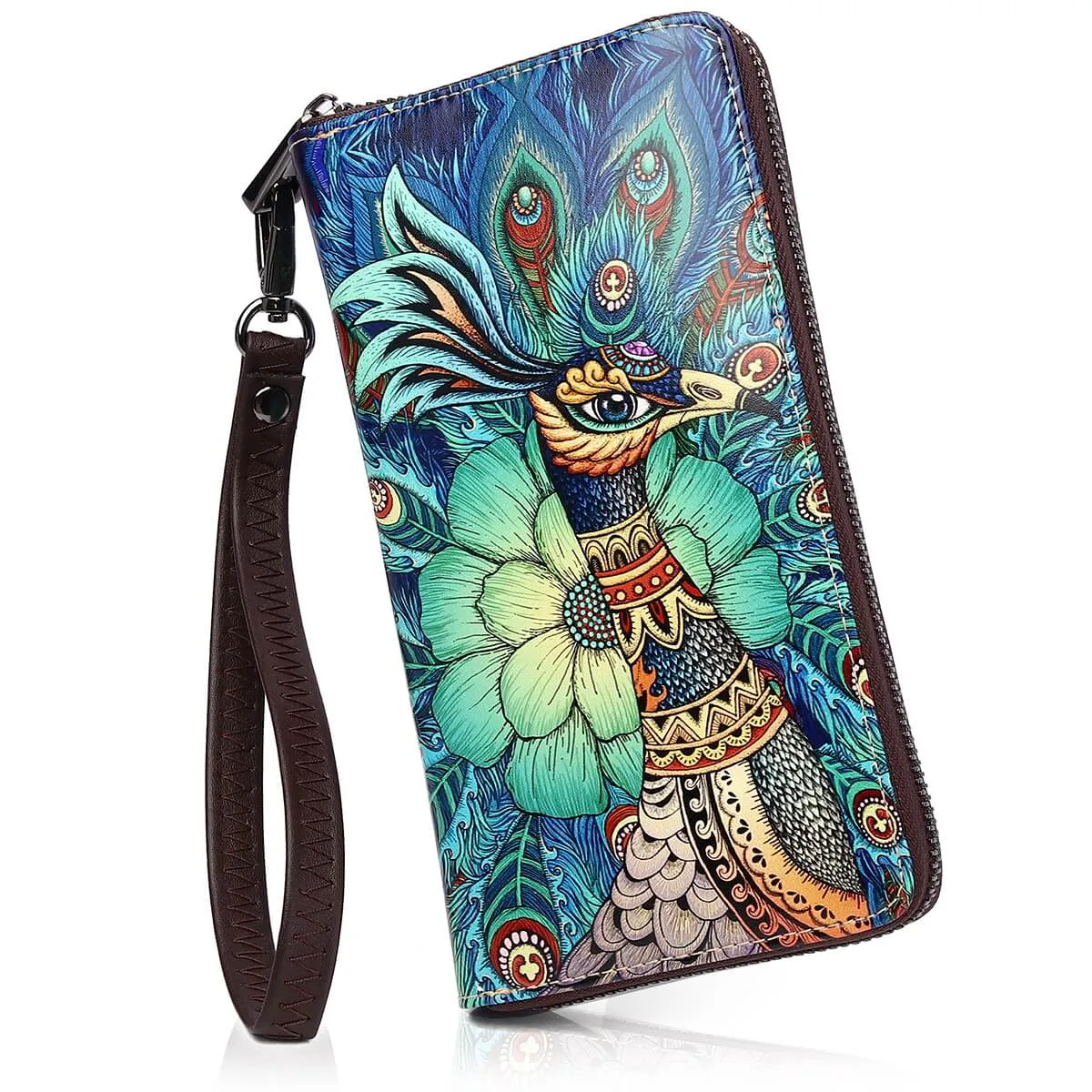 Peacock Long wallet