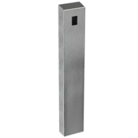 PEDESTAL ADA-SS-TWR-47x4x8 47" Tappered Stainless Pedestal with 8" Face