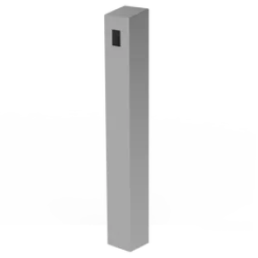 PEDESTAL ADA-SS-TWR-47x6x6 47" Tappered Pedestal with 6" Square Footprint